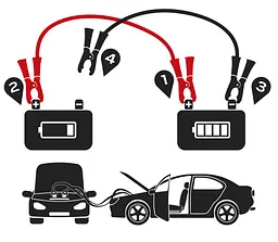 Пускові кабелі Neo Tools 200A мідь переріз 10 кв. мм 2.5 м - мініатюра 7