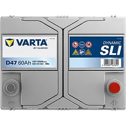 Акумулятор Varta Dynamic SLI 12В 60Аг 540А (EN) R+ (560410054) - мініатюра 4