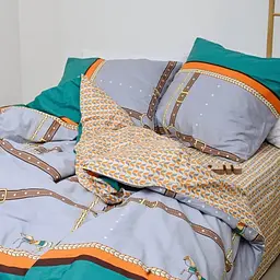 Постільна білизна сімейна Viluta Сатин Twill 552-S 210х143х2 см - мініатюра 2