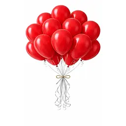 Повітряні надувні кульки HTOP Balloons Party 12 дюймів 100 шт. яскраві товари аксесуари для свята Червоний