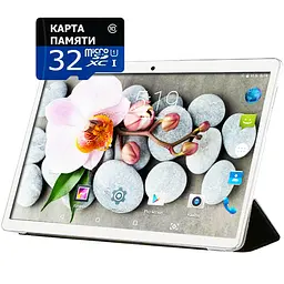 Планшет-телефон Adronix MT232 3G Silver 2/32GB + Чохол-книжка + Карта пам'яті 32GB - мініатюра 2