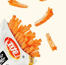 Снек Латяо соєве м’ясо Weilong Mini La Tiao Hot & Spicy 28 г - мініатюра 2