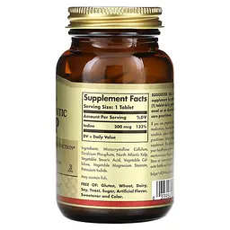 Йод North Atlantic Kelp 200 mcg 250 таблеток Solgar vit0005819 - мініатюра 2