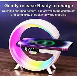 Світильник із бездротовою зарядкою телефону LED G63 RGB - мініатюра 5