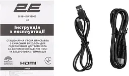 Ігрова консоль 2Е 8bit HDMI (2 бездротових геймпада, 3000 ігор) - мініатюра 9