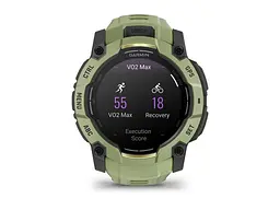 Смарт-годинник Garmin Instinct 3 50mm AMOLED Green with Fern Green Band (010-03020-02) - мініатюра 4