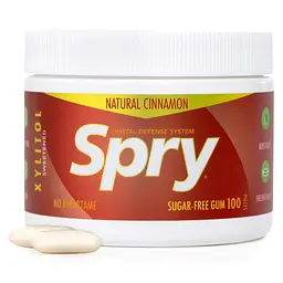 Жувальні гумки з ксилітом Spry натуральні з корицею 100 шт. (700596000148) - мініатюра 2