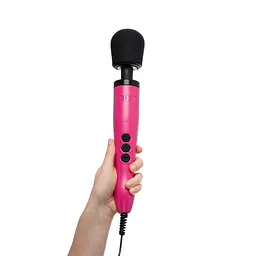 Вібромасажер DOXY Original Pink, дуже потужний, живлення 220В, пульсівні вібрації - мініатюра 4