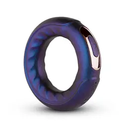 Кільце ерекційне Hueman Saturn Vibrating Cock And Ball Ring 8.5 см фіолетовий - мініатюра 2
