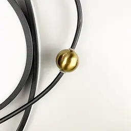 Люстра-орбіта з led гірляндою в плафоні | Line F | Арт. MJ47-500 BK - мініатюра 5