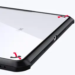 TPU+PC чохол Xundd c посиленими кутами для Apple iPad 10.2 (2019) (2020) (2021) Чорний - мініатюра 3