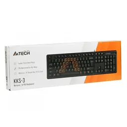 Клавіатура A4Tech KKS-3 USB Black (4711421985864) - мініатюра 5