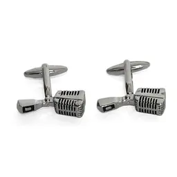 Запонки Ретро Мікрофон Handmade acs0005836 - мініатюра 2