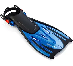 Ласти Aqua Speed Wombat 27-31 Чорний/Синій (1000-528-11-27-31) - мініатюра 3