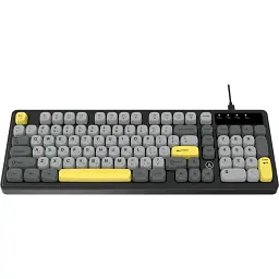 Клавіатура USB Ajazz AF98 Black/Grey/Yellow (AF98-BGY) UA