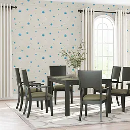 Панель стінова Sticker Wall 3D 700х700х4мм Сині квіти SW-00001977 - мініатюра 5