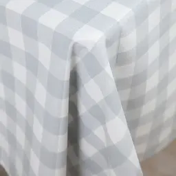Скатертина Panama водовідштовхувальна Dark Gray Check, 160x200