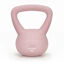 Гиря м'яка Actiget 2 кг для фітнесу ACT0062 Pink