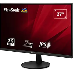 Монітор 27" ViewSonic VA2708-2K-HD-2 QHD 75Hz (VA2708-2K-HD-2) 2560x1440 (QHD, 2K) IPS 75 Hz - мініатюра 2
