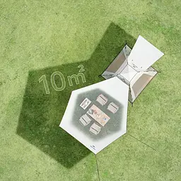 Намет тримісний автоматичний з тентом Naturehike Ango Picnic CNK2450WS021 (Коричневий) - мініатюра 6