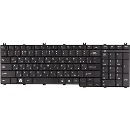 Клавіатура для ноутбука TOSHIBA Satellite C650, L650 чорний, чорний фрейм