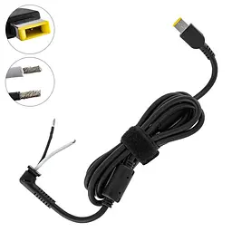 DC кабель живлення для БП LENOVO 300W USB+pin опір 8.6 кОм!!! 2 дроти (2x2мм) довжина 170см 2 феритові кільця (Square 5 Pin DC