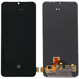Дисплей OnePlus 7 чорний, Amoled, PRC переклеєне скло