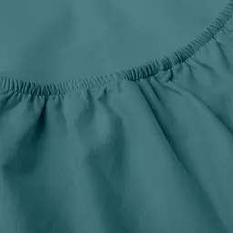 Простирадло Cosas на резинці фланель 100х200 azure, бірюзовий (Flannel_68Azure_100x200x20) - мініатюра 2