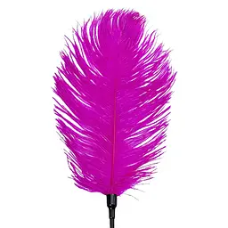 Лоскітка зі страусиним пером Art of Sex - FeaTher Tickler, колір Темно-рожевий - мініатюра 3
