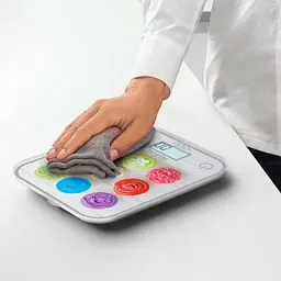 Ваги кухонні Tefal Optiss Cake Pops 5 кг скло AAAx2 в комплекті різнокольорові (BC50D4V0) - мініатюра 7