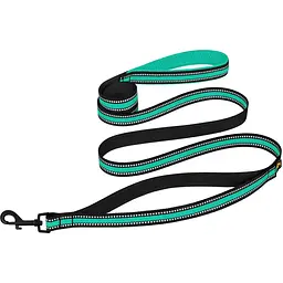 Повідець для собак BronzeDog Mesh, розмір S, 200х1,6 см, ментоловий - мініатюра 3