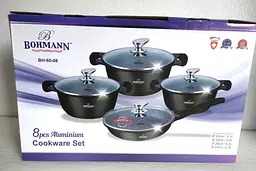 Набір посуду Bohmann BH 60-08 black 8 предметів - мініатюра 9