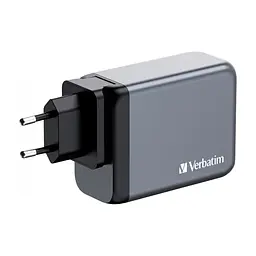 Зарядний пристрій Verbatim GaN 200 W 4 ports (2xUSB-C-100 W,USB-C-65 W /USB-A -3.0) (32204) - мініатюра 3