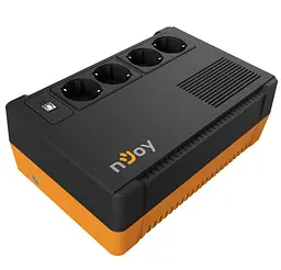 Джерело безперебійного живлення (ДБЖ) UPS nJoy Soter зі стабілізатором AVR 600VA 360W Lin.int. 4 x Schuko USB - мініатюра 2