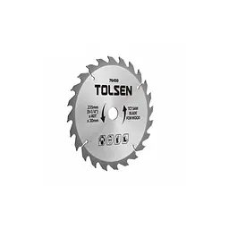 Диск пильний Tolsen з ТВС напайками по дереву 160х40Т*20мм (76426)