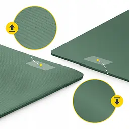 Килимок (мат) спортивний 4FIZJO NBR 180 x 60 x 1 см для йоги та фітнесу Navy Green (P-5905973406680) - мініатюра 9