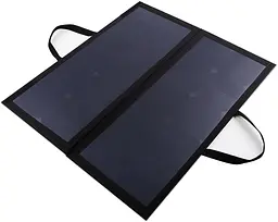 Портативная солнечная панель Aukey PBP10 60W Solar Panel, зажимы 12В/5А, USB Type-C - мініатюра 1