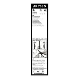 Щітка склоочисника Bosch 3 397 007 568 - мініатюра 5