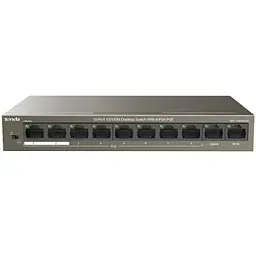 Комутатор мережевий Tenda TEF1110P-8-63W