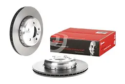 Диск гальмівний передній вентильований Bmw 5 09-17р Brembo (09.C410.13) - мініатюра 2