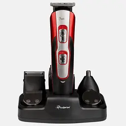 Машинка для стрижки волосся Gemei GM-592 10 в 1, Електробритва, тример - мініатюра 2