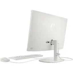 Моноблок 21.5 HP (Hewlett-Packard) 22-dg0000ua AiO i3-N300/8Gb/SSD512Gb/WiFi/Cam/K&M/DOS/Cashmere White - мініатюра 6