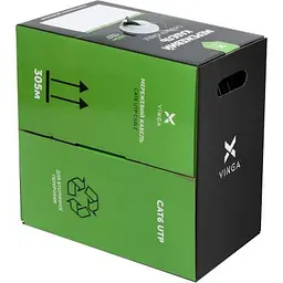 Кабель мережевий Vinga UTP Cat6 CCA 4 pairs 305 m (VCDCU6CA305) - мініатюра 2