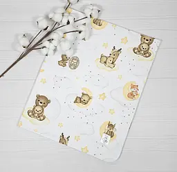 Набір пелюшок дитячих a.l.babybox Місячні Пухнастики2 50х80/100х80 см 3 шт. (30464635) - мініатюра 2
