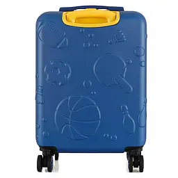 Валіза мала дитяча Semi Line 20 дюймів (S) дюймів (S) ABS-Plastic Blue/Yellow (T5888-2) - мініатюра 4