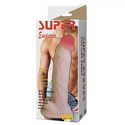 Фалоімітатор Baile Super Emperor, 34 см (тілесний) - мініатюра 6