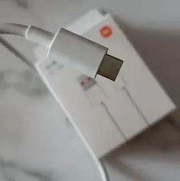 Кабель для швидкого заряджання телефона Xiaomi 120 Вт 6 A зарядний кабель шнур шнур Xiaomi Type C Білий - мініатюра 4
