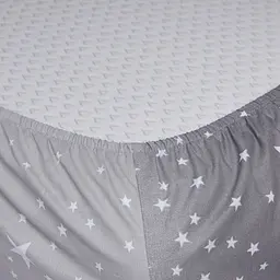 Простирадло на резинці Moon&Star Night Sky Бязь Gold Люкс 80х190х25 см - мініатюра 2