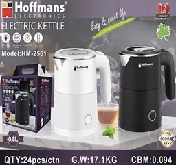 Електрочайник Hoffmans 0,8L 1000W HM-2561 - мініатюра 3