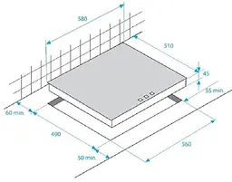 Варильна поверхня Beko HIC64401 електрична - мініатюра 5